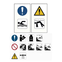 Set Tavola Gonfiabile da SUP con Vela Nero e Bianco 92736