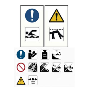 Set Tavola Gonfiabile da SUP con Vela Nero e Bianco 92736