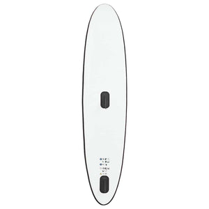 Set Tavola Gonfiabile da SUP con Vela Nero e Bianco 92736