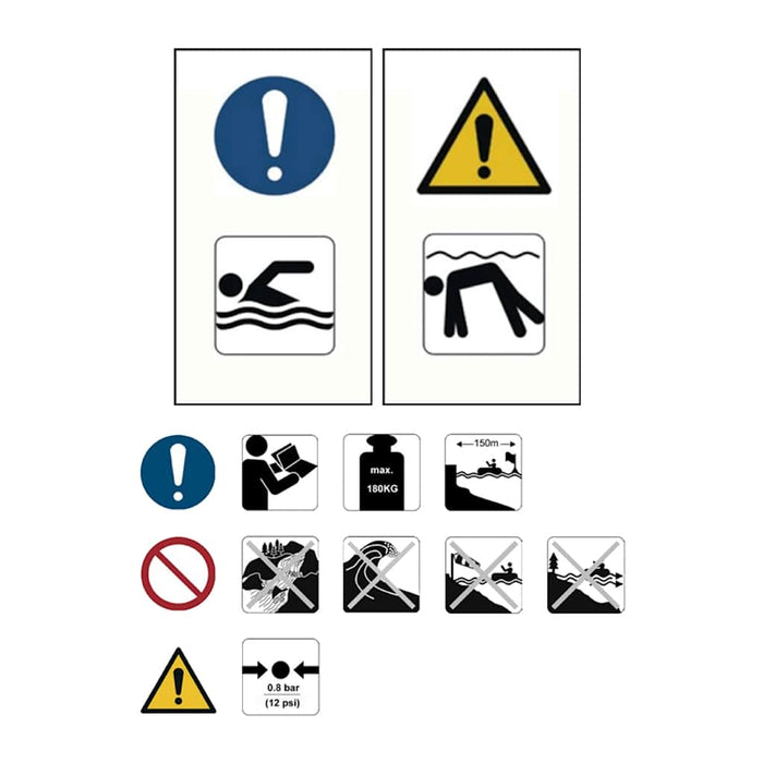 Set Tavola Gonfiabile da SUP 366x76x15 cm Verde 92742