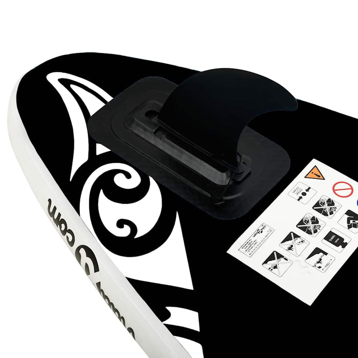 Set Tavola Gonfiabile da SUP 305x76x15 cm Nero cod mxl 65602