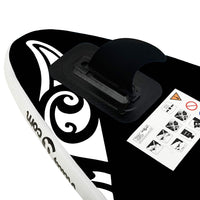 Set Tavola Gonfiabile da SUP 305x76x15 cm Nera 92746