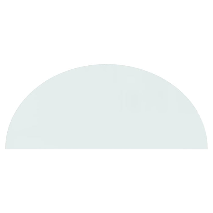 Lastra in Vetro per Caminetto Semicircolare 1200x500 mm 324113
