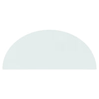 Lastra in Vetro per Caminetto Semicircolare 1200x500 mm 324113