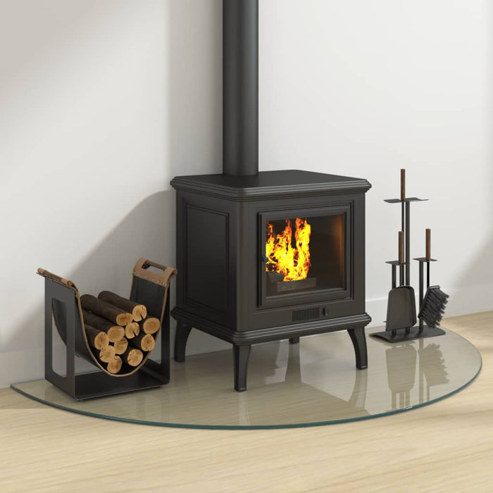 Lastra in Vetro per Caminetto Semicircolare 1200x600 mm 324114