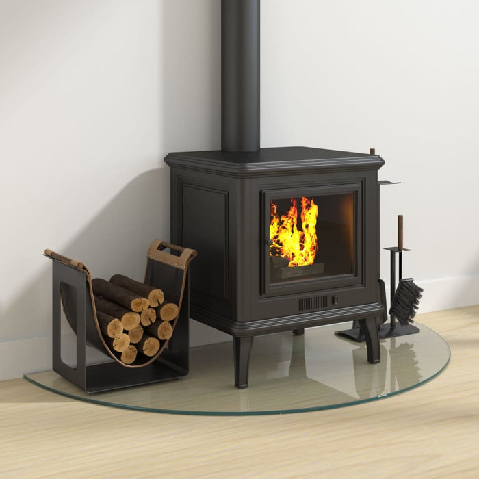 Lastra in Vetro per Caminetto Semicircolare 1000x500 mmcod mxl 104451