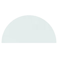 Lastra in Vetro per Caminetto Semicircolare 1000x500 mm 324117