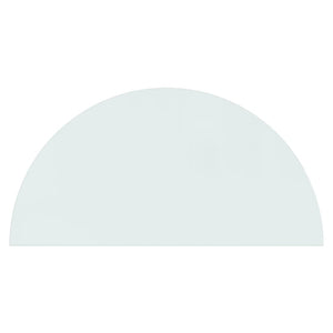 Lastra in Vetro per Caminetto Semicircolare 1000x500 mm 324117