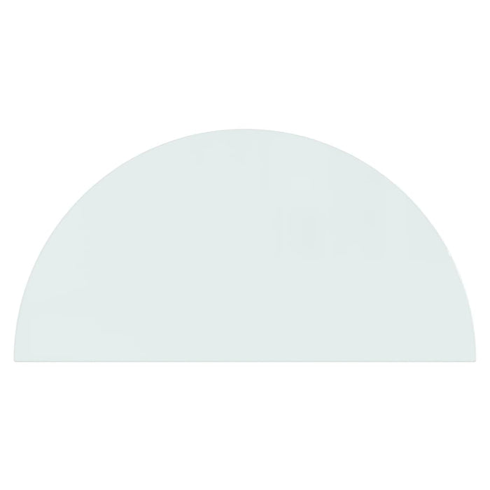 Lastra in Vetro per Caminetto Semicircolare 1000x500 mm 324117