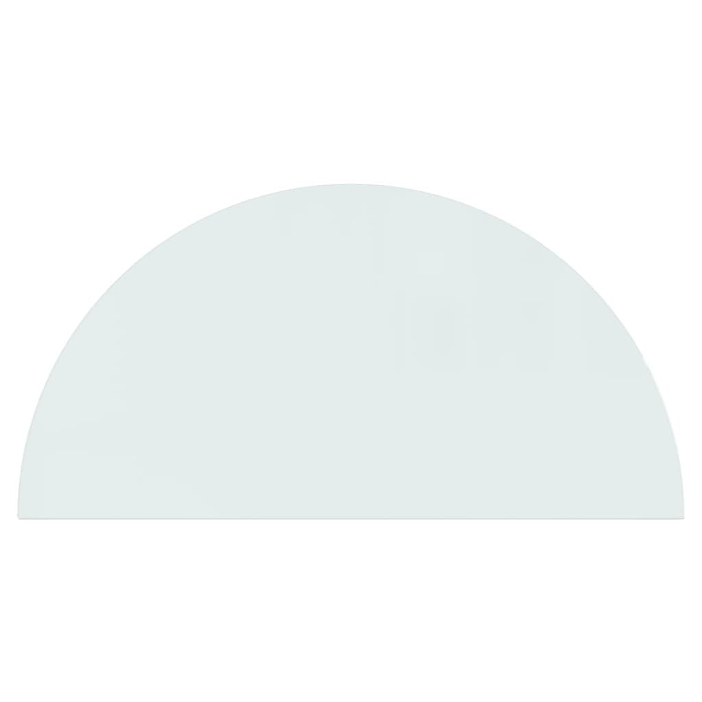 Lastra in Vetro per Caminetto Semicircolare 1200x600 mm 324120