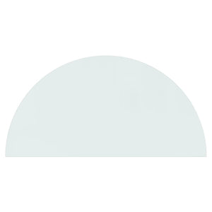 Lastra in Vetro per Caminetto Semicircolare 1200x600 mm 324120