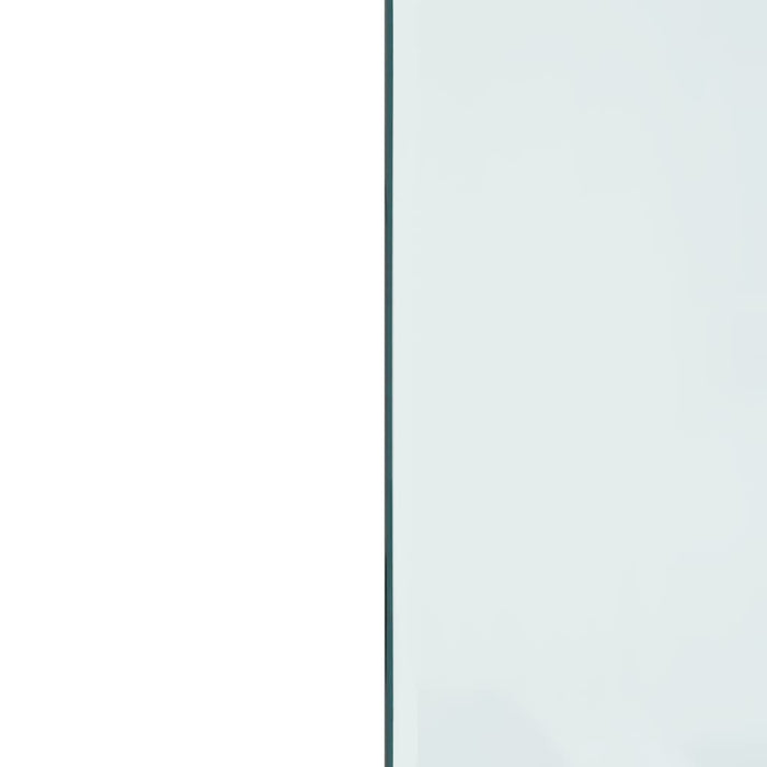Lastra in Vetro per Caminetto Rettangolare 120x50 cm 324125