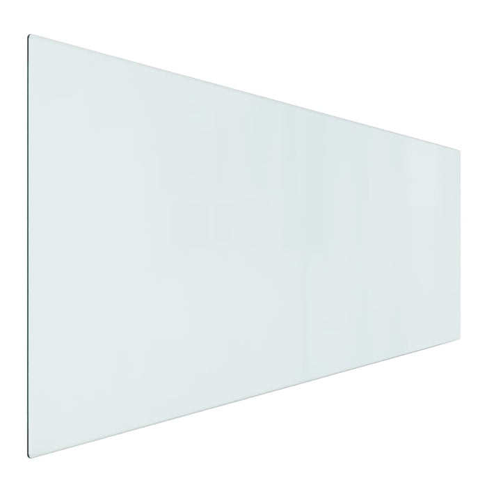 Lastra in Vetro per Caminetto-Vetro per Camino Rettangolare 120x50 cm 934185