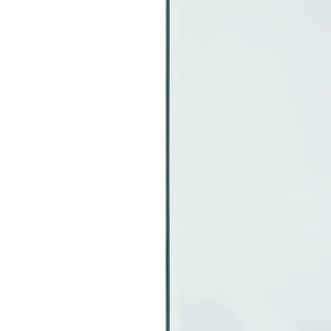 Lastra in Vetro per Caminetto Rettangolare 120x50 cm 324131