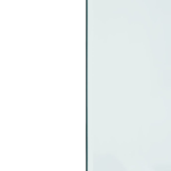 Lastra in Vetro per Caminetto-Vetro per Camino Rettangolare 120x60 cm 475081