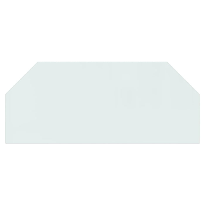 Lastra in Vetro per Caminetto-Vetro per Camino Esagonale 120x50 cm 578385