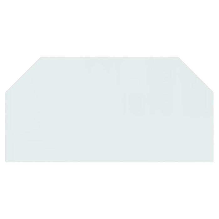 Lastra in Vetro per Caminetto Esagonale 120x60 cmcod mxl 129336