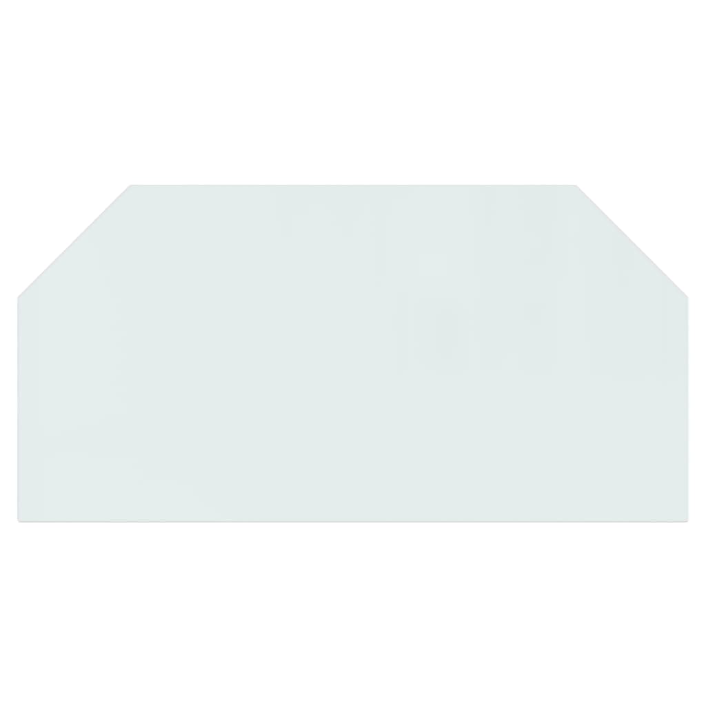 Lastra in Vetro per Caminetto Esagonale 120x60 cm 324144