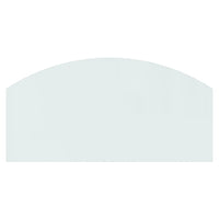 Lastra in Vetro per Caminetto 100x50 cm 324153