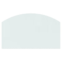 Lastra in Vetro per Caminetto 100x60 cm 324154