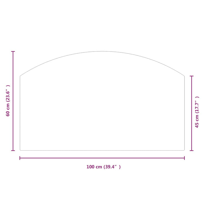Lastra in Vetro per Caminetto 100x60 cm 324154
