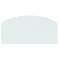 Lastra in Vetro per Caminetto 120x60 cm 324156