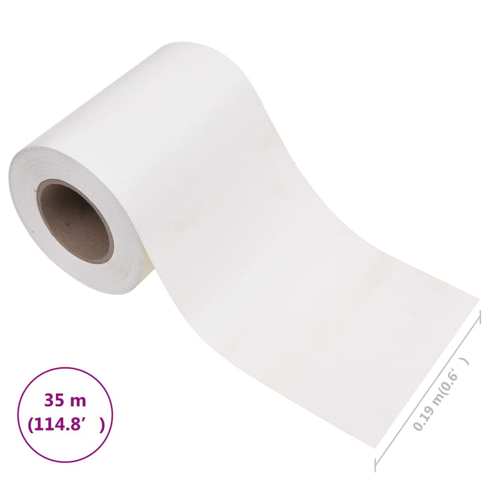 Recinzione Frangivento da Giardino PVC 35x0,19 m Bianco 147858