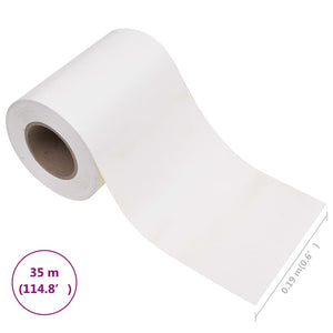 Recinzione Frangivento da Giardino PVC 35x0,19 m Bianco