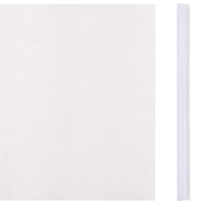 Recinzione Frangivento da Giardino PVC 70x0,19 m Bianco
