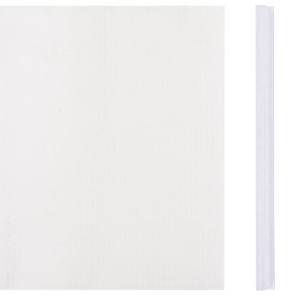Recinzione Frangivento da Giardino PVC 70x0,19 m Bianco 147859