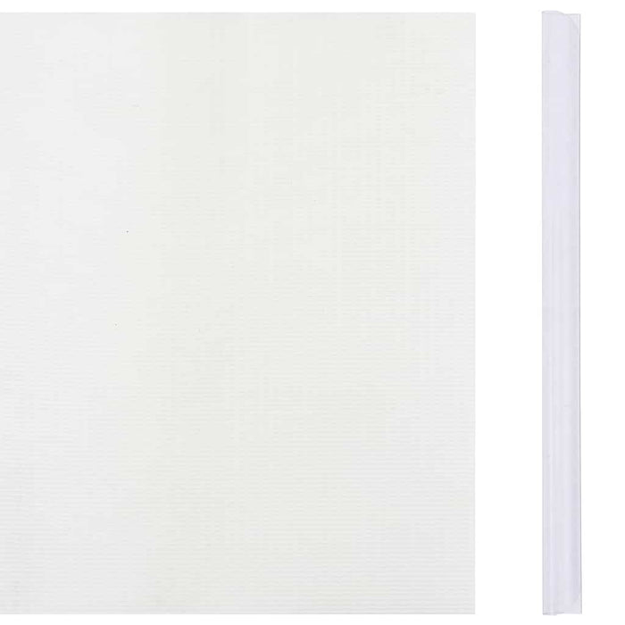 Recinzione Frangivento 4 pz in PVC 35x0,19m Bianco
