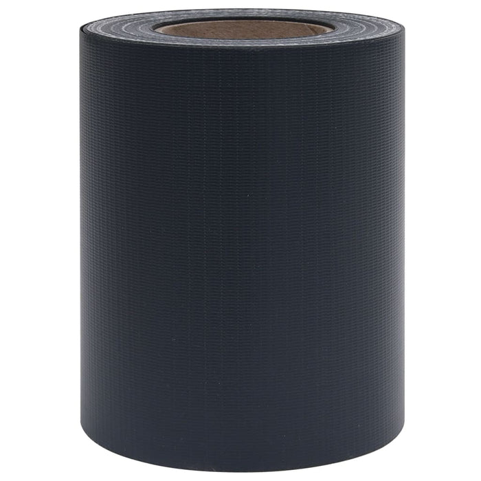 Recinzione Frangivento 4 pz in PVC 35x0,19m Grigio Scuro Opaco 147868