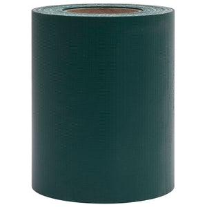 Recinzione Frangivento 4 pz in PVC 35x0,19m Verde Opaco 147870