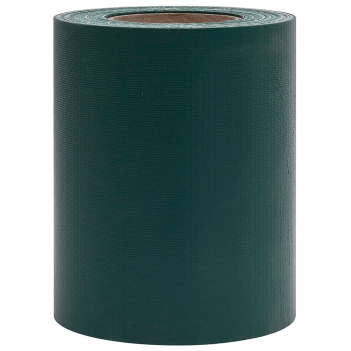 Recinzione Frangivento 4 pz in PVC 35x0,19m Verde Opaco 147870