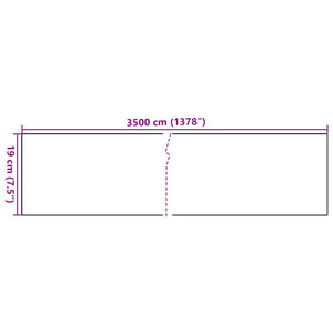 Recinzione Frangivento 4 pz in PVC 35x0,19m Verde Opaco 147870