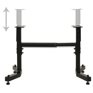 vidaXL Supporto per Tornio Legno Universale