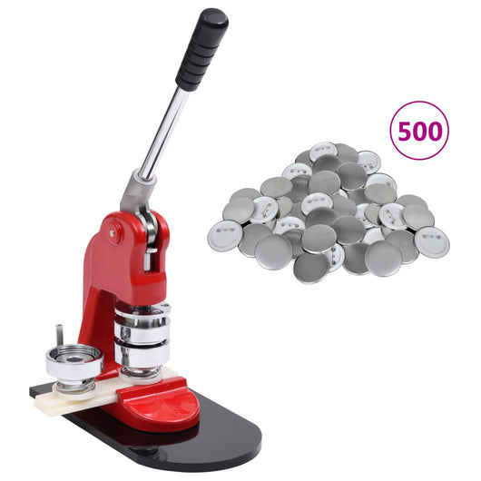 Macchina per Badge con 500 pz Parti Bottoni 58 mm