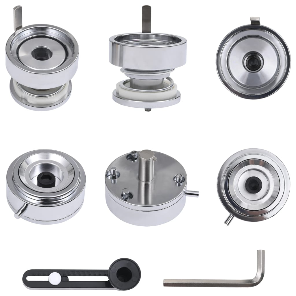 Macchina per Badge con 500 Set a Spilla 58 mm Punzone Rotativo 3056504