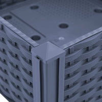 Fioriera Rialzata 40x40x23 cm in Polipropilene 310397