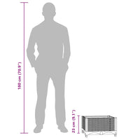 Fioriera Rialzata 40x40x23 cm in Polipropilene 310397
