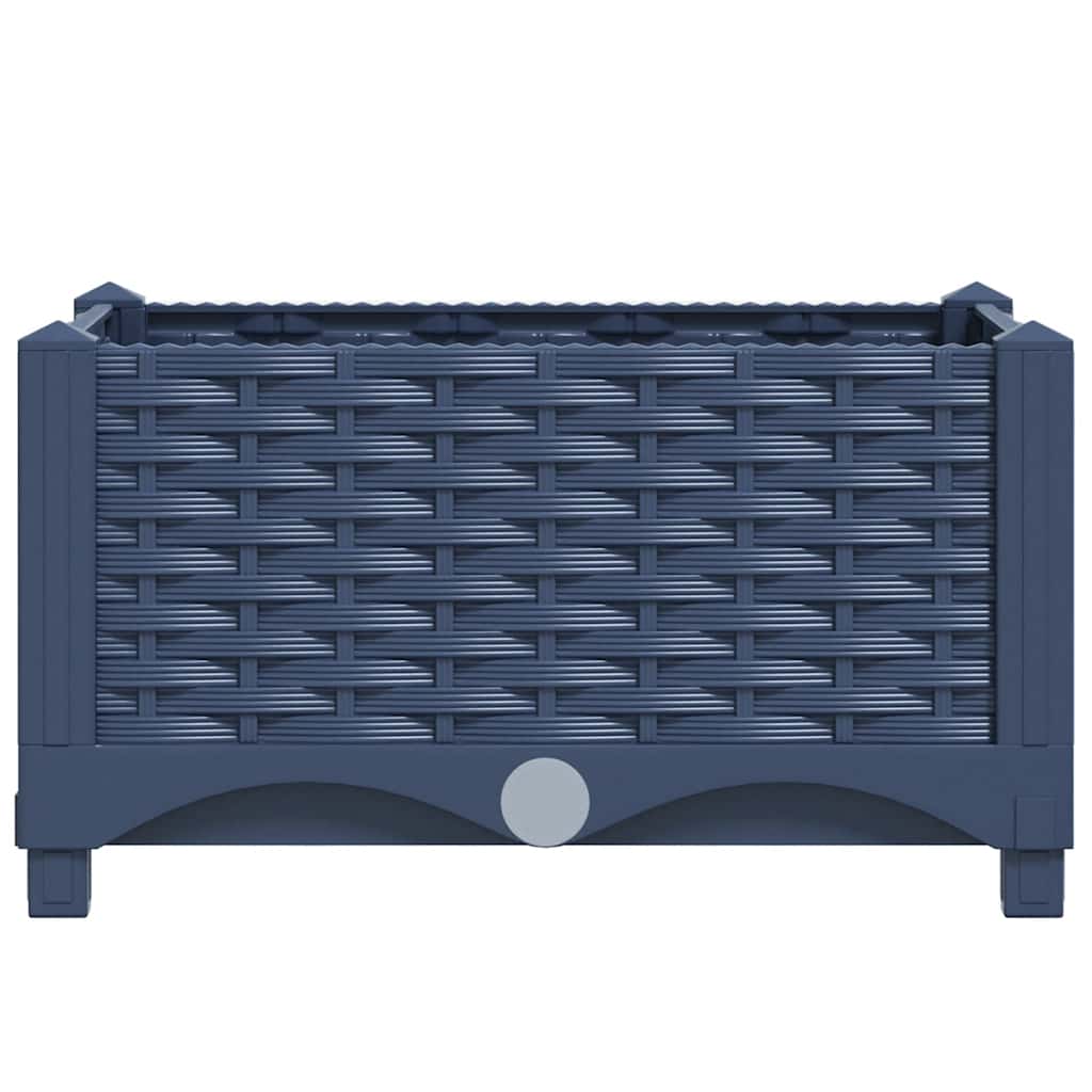 Fioriera Rialzata 80x40x23 cm in Polipropilene 310398