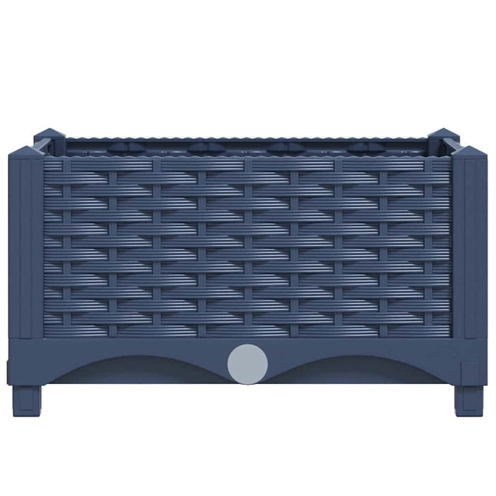 Fioriera Rialzata 80x40x23 cm in Polipropilene 310398