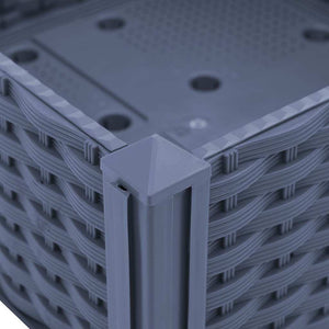 Fioriera Rialzata 120x40x23 cm in Polipropilene 310399