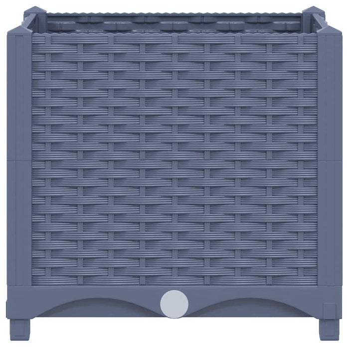 Fioriera Rialzata-Vaso da Esterno-Fioriera Elevata 40x40x38 cm in Polipropilene 217947