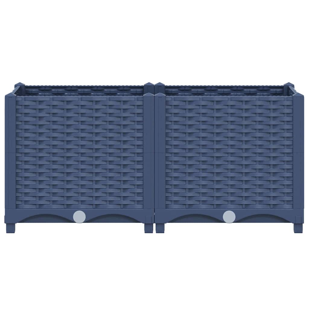 Fioriera Rialzata 80x40x38 cm in Polipropilene cod mxl 51830