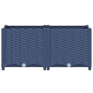 Fioriera Rialzata 80x40x38 cm in Polipropilene cod mxl 51830