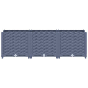 Fioriera Rialzata 120x40x38 cm in Polipropilene 310403