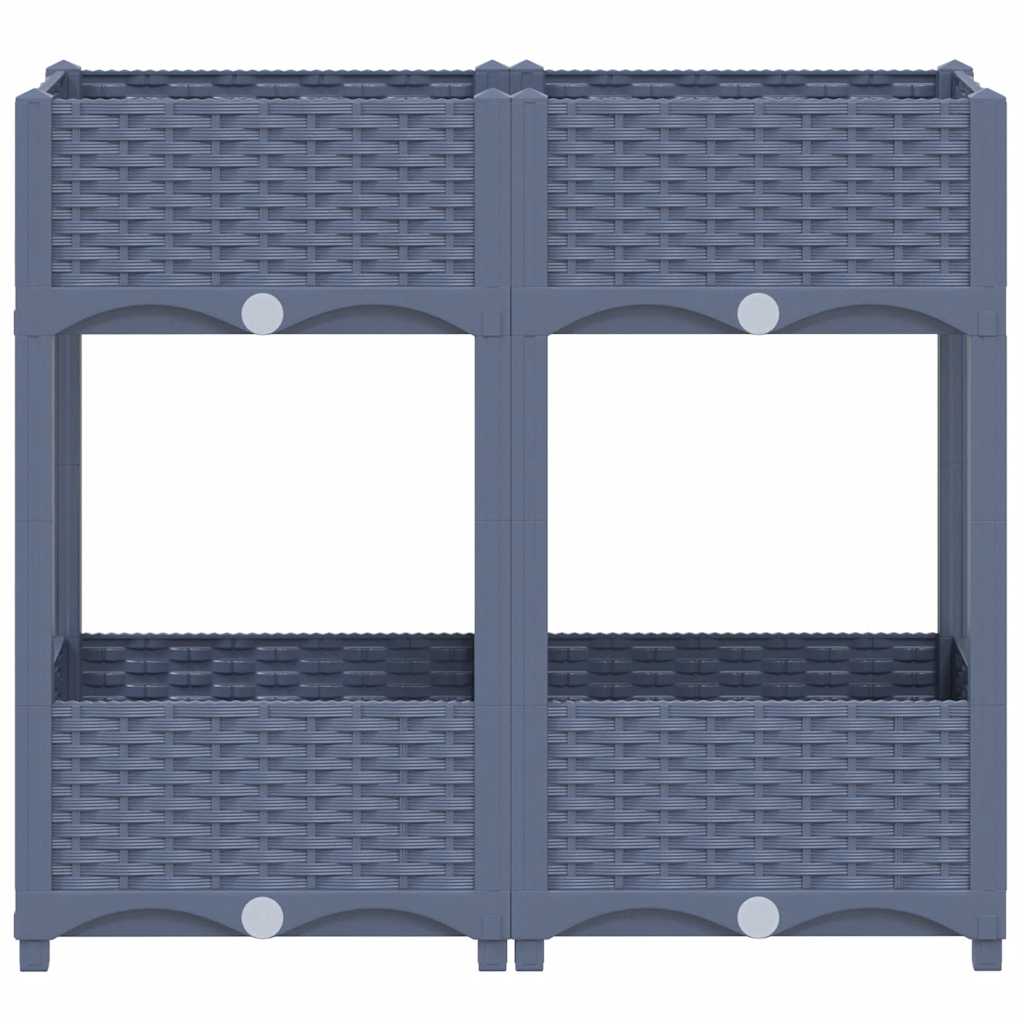 Fioriera Rialzata 80x40x71 cm in Polipropilene 310406