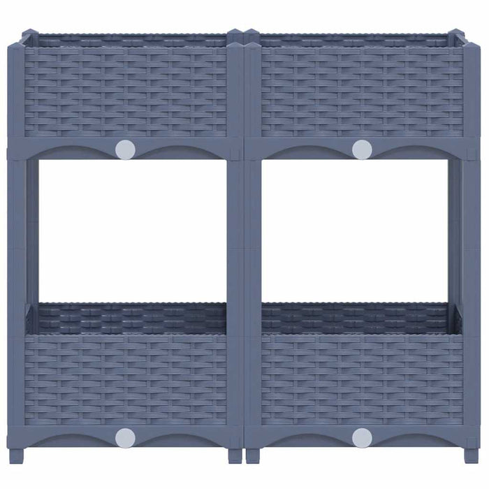 Fioriera Rialzata 80x40x71 cm in Polipropilene 310406