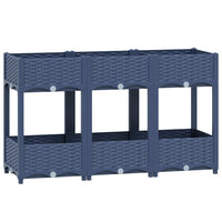 Fioriera Rialzata 120x40x71 cm in Polipropilene 310407